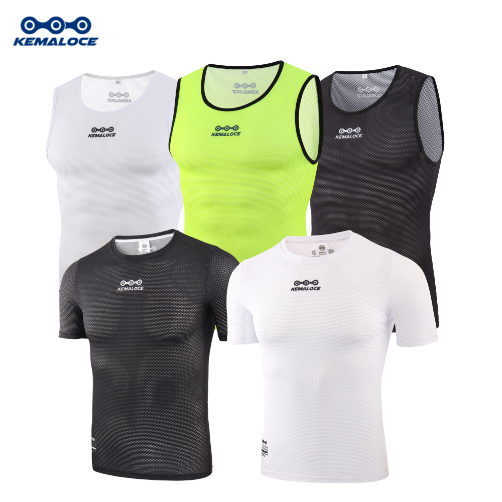 Sleeveless Undershirt - Kemaloce Fietsen Basislaag Heren Korte Sleeces