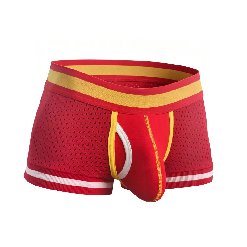 Mesh Sport Boxer - Herenshorts van mesh, U-vormige zak, ademend