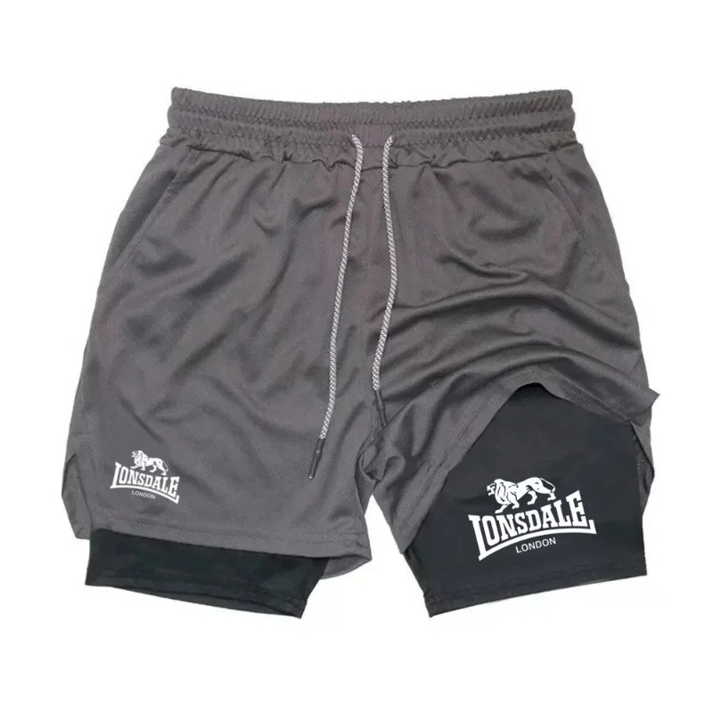 Compression Shorts Athletes - Print 2-in-1 hardloopshorts voor heren, gym