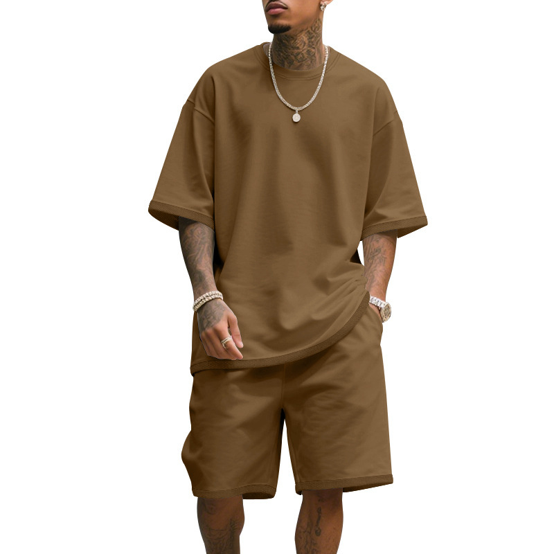 T Shirt Tight Fit - Heren Casual Tweedelig Set Zomer Korte