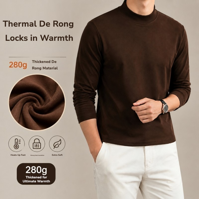 Base Layer Top - Heren 280g dubbelzijdige De Rong thermische
