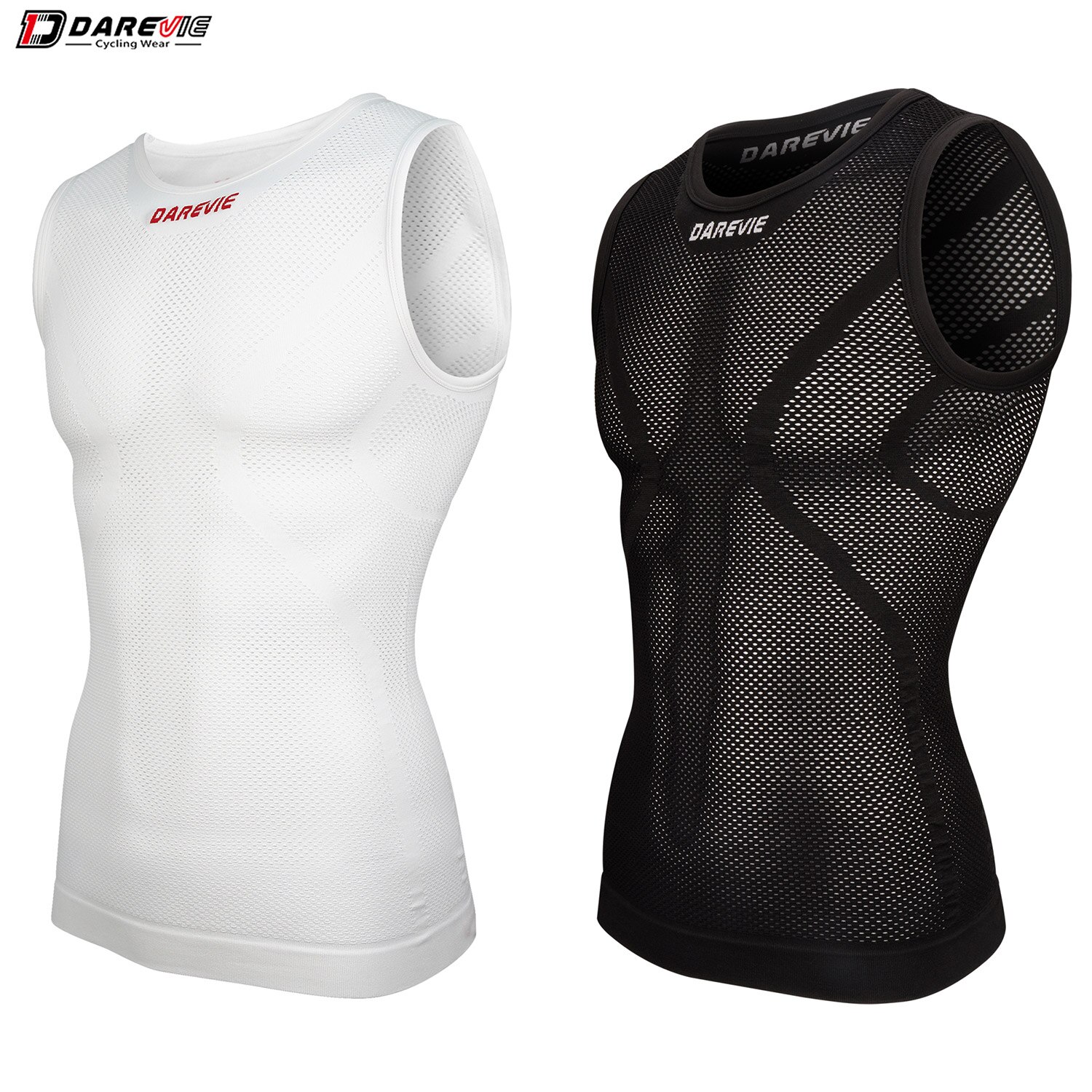 Sleeveless Undershirt - DAREVIE Fietsen Eerste Laag Man Compressie