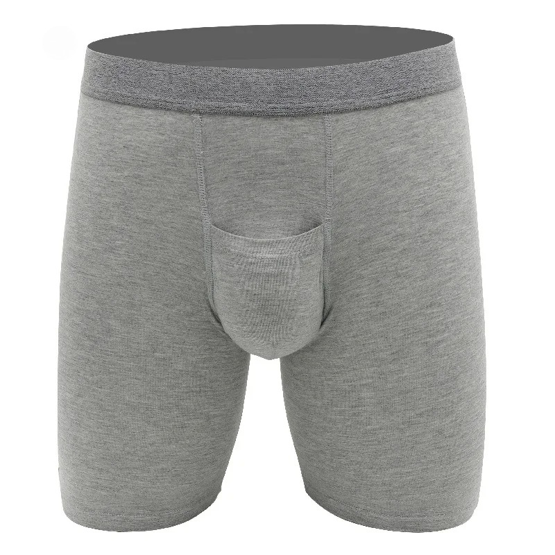 Long Leg Trunk Men - Herenslip met uitstulping, boxy model, verlengde