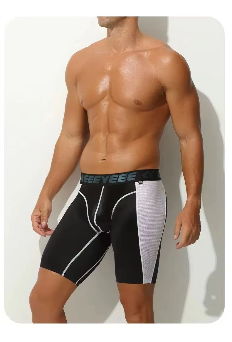 Mesh Sport Boxer - Herenondergoed boxer ultradunne ijszijde lage taille