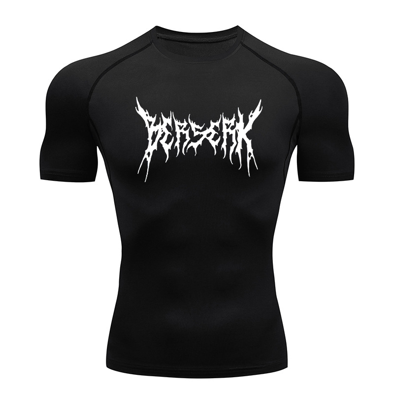 Base Layer Top - Gym Workout Rash Guard voor Mannen