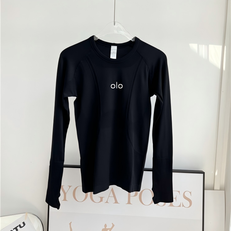 T Shirt Tight Fit - Fitness top yogapak, nauwsluitende damesjas met