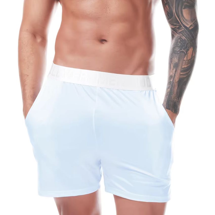 Pouch Boxer Pouch - Herenboxers Satijn IJs Zijdeachtig Ondergoed Shorts