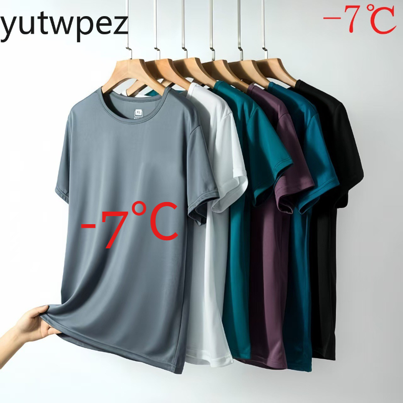 T Shirt Tight Fit - Zomer IJs Zijde Heren T-Shirt Korte