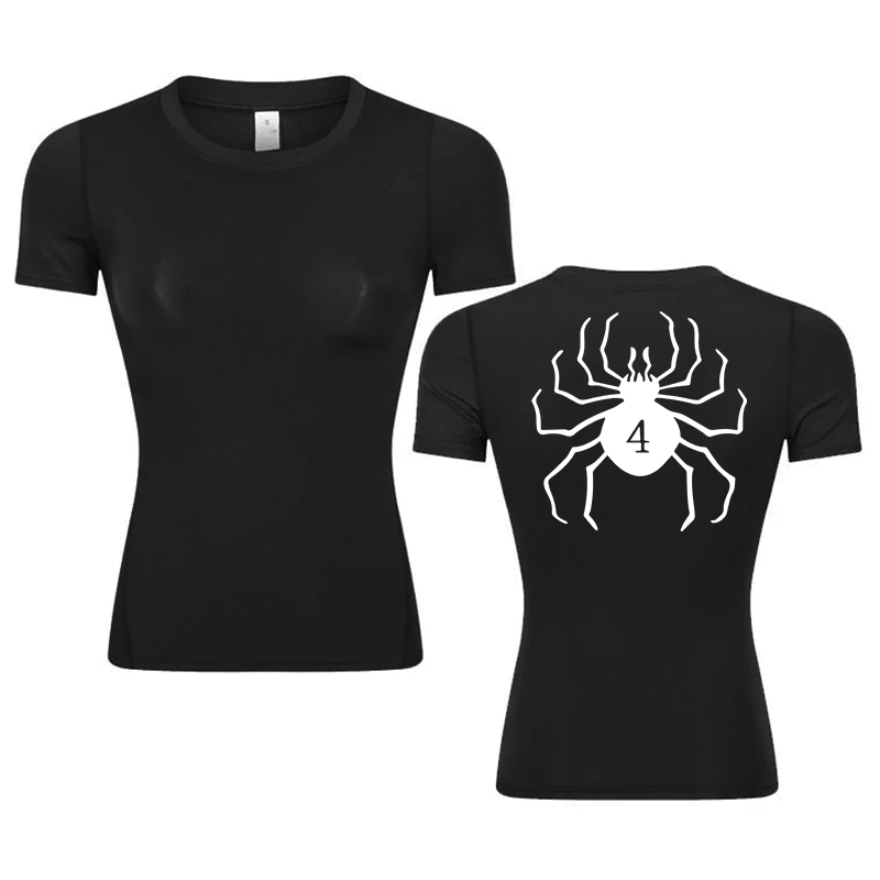 Base Layer Top - Compressieshirt Met Grafische Print Voor Dames