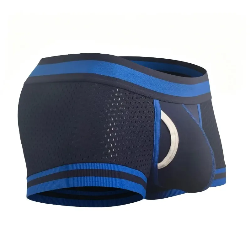 Mesh Sport Boxer - Zomer heren mesh boxershorts U-convex zakje