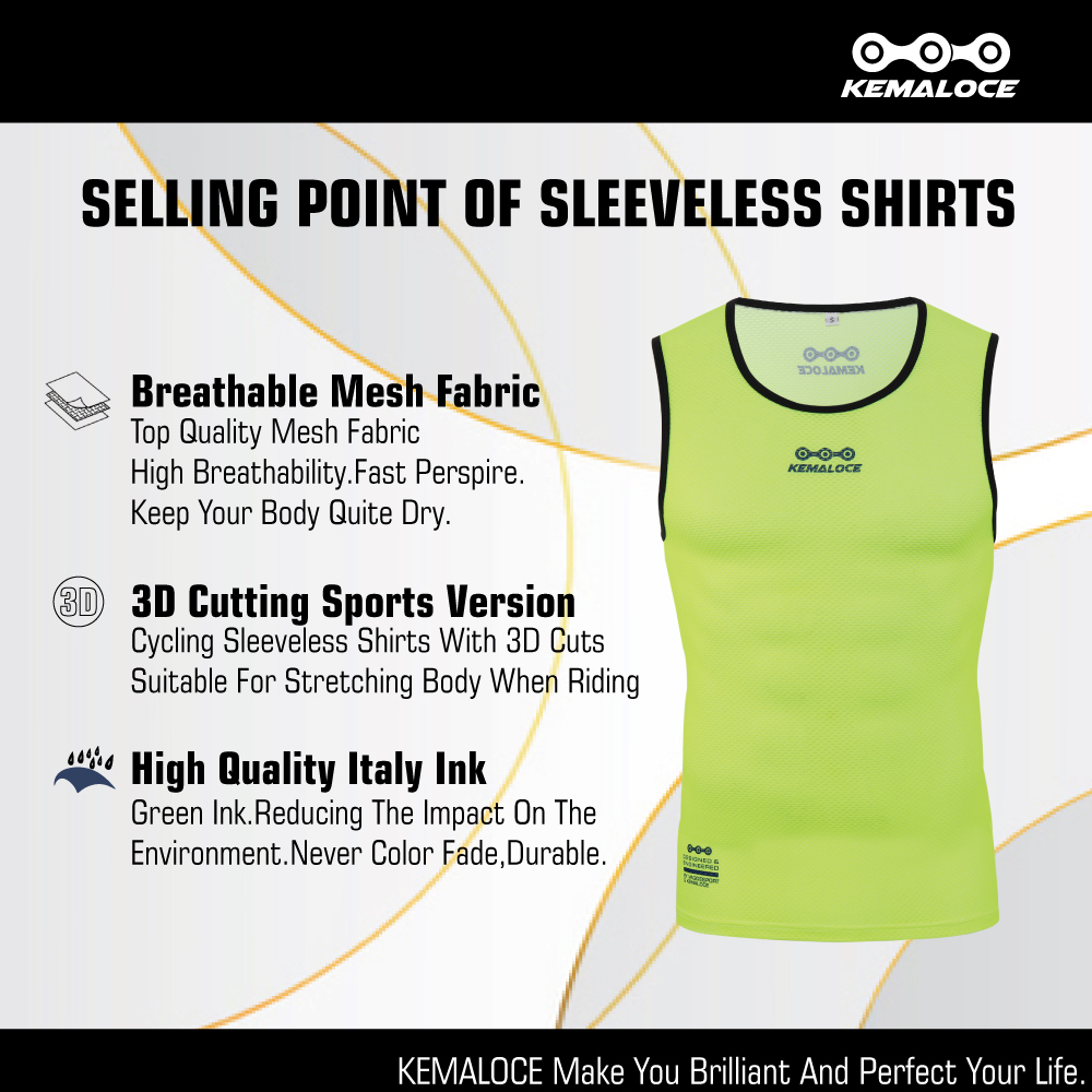 Kemaloce Fietsen Basislaag Her - Sleeveless Undershirt recensie en prijs