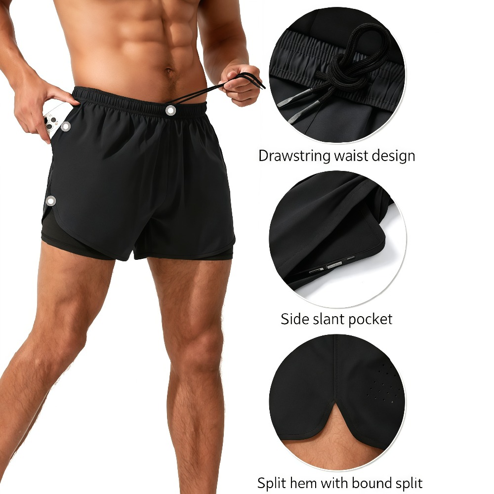 1 stuks heren atletische hardl - Compression Shorts Athletes recensie en prijs
