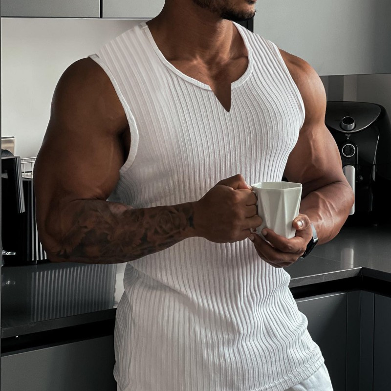 Zomer Nieuwe heren V-hals Vest - Undershirt Crew Neck recensie en prijs