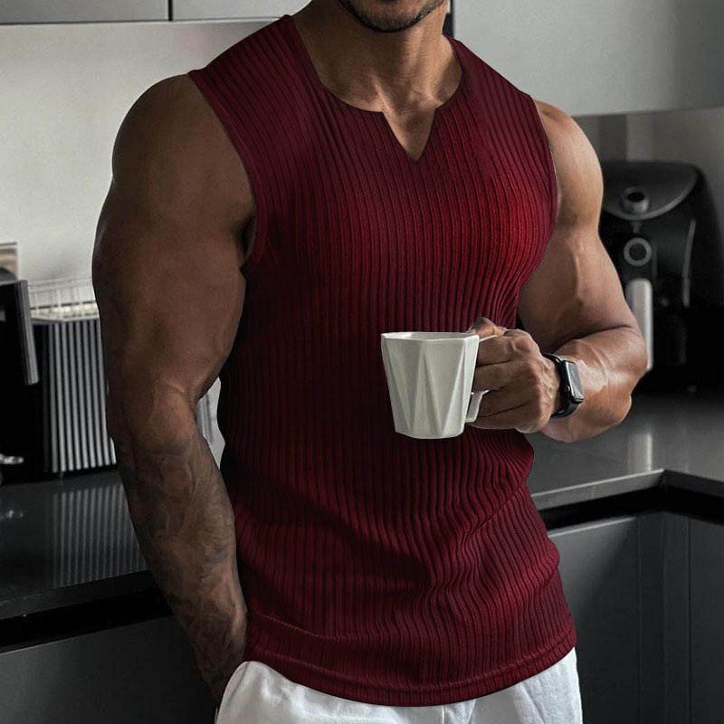 Zomer Nieuwe heren V-hals Vest - Undershirt Crew Neck recensie en prijs