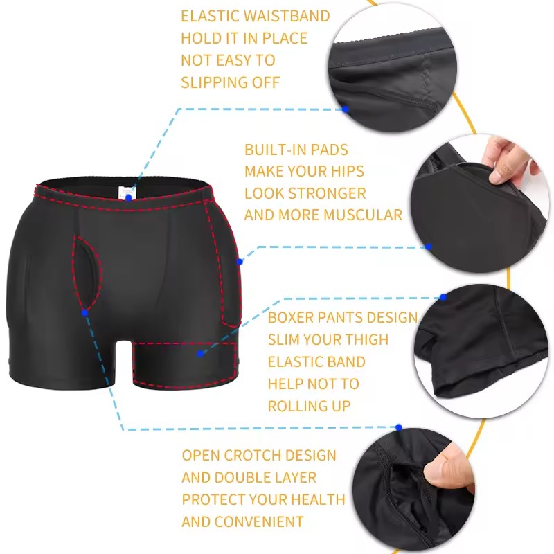 Mannen Gewatteerde Hip Enhance - Boxer Brief Pack Cotton recensie en prijs