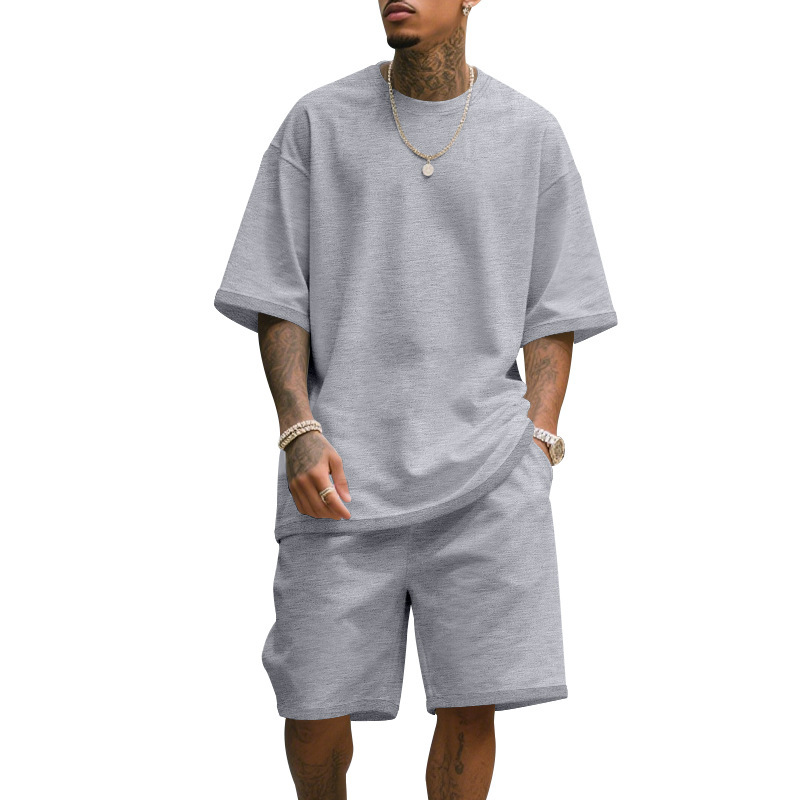 Heren Casual Tweedelig Set Zom - T Shirt Tight Fit recensie en prijs