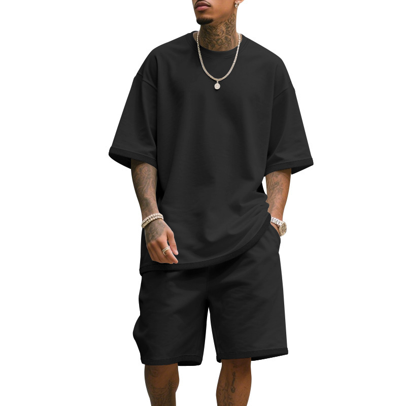 Heren Casual Tweedelig Set Zom - T Shirt Tight Fit recensie en prijs