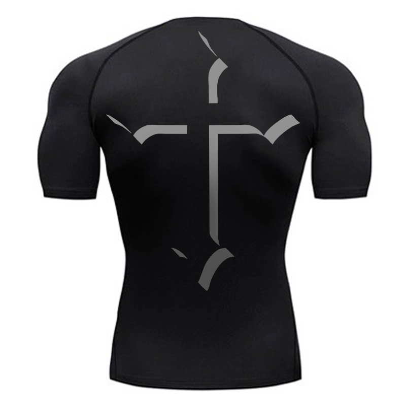 Cross Print Compressieshirt vo - Base Layer Top recensie en prijs