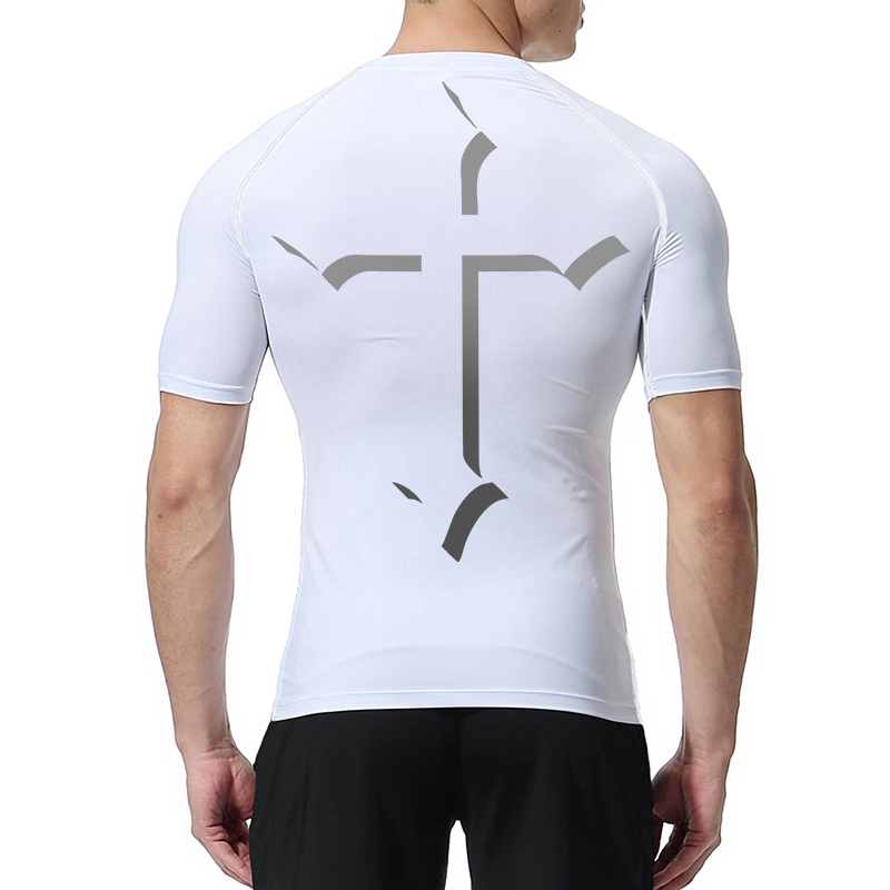 Cross Print Compressieshirt vo - Base Layer Top recensie en prijs