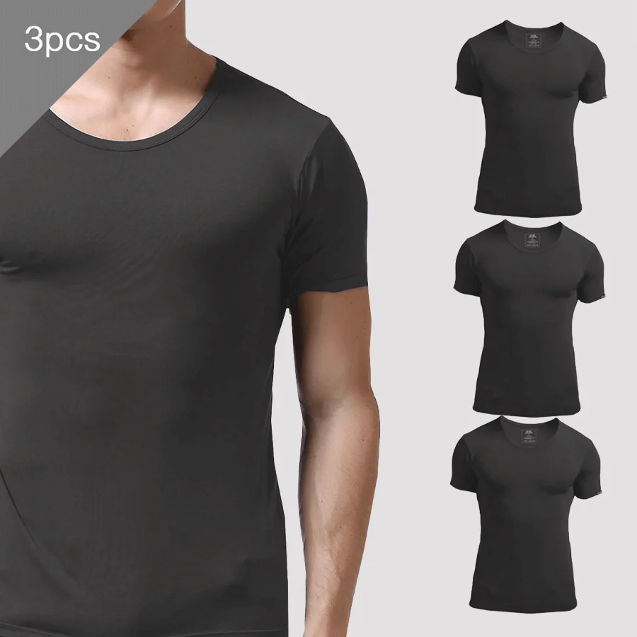 3 stuks heren zomer T-shirt me - Undershirt Crew Neck recensie en prijs