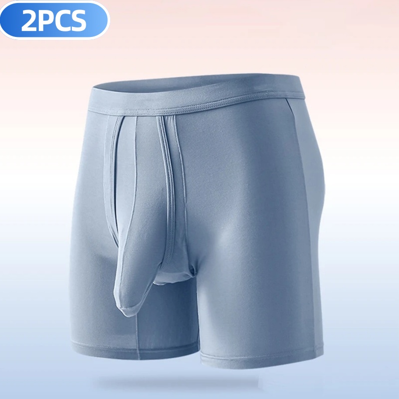 2PCS Heren Lange Benen Ondergo - Long Leg Trunk Men recensie en prijs