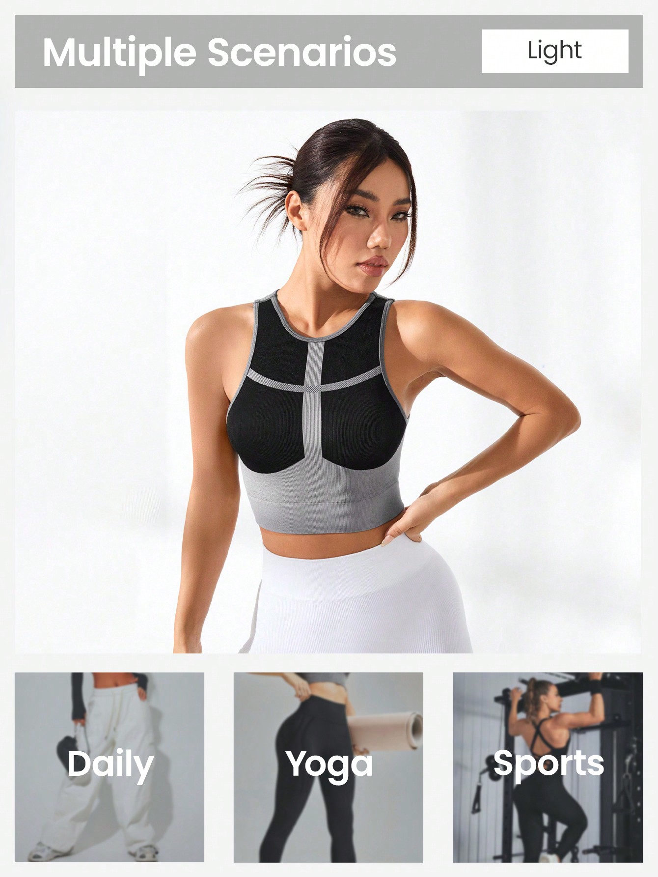 Dames Color Block Cross Line G - Tank Top Ribbed recensie en prijs