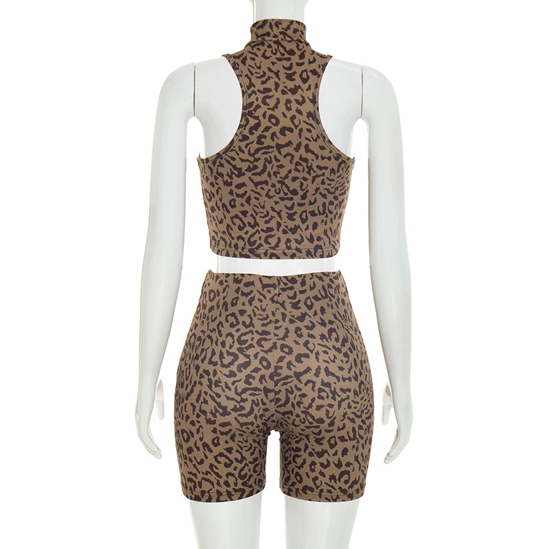 Leoprint geribbelde slim fit 2 - Tank Top Ribbed recensie en prijs