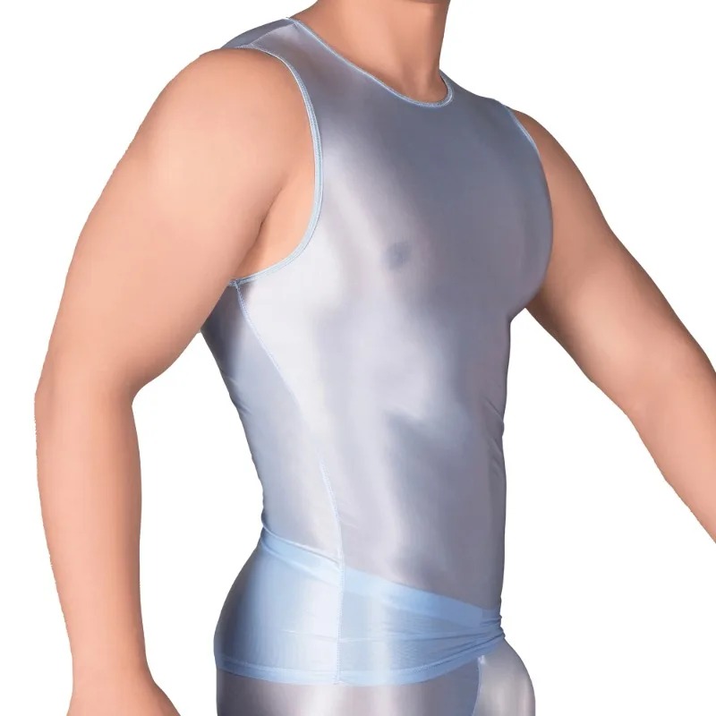 Effen kleur heren slanke gladd - Sleeveless Undershirt recensie en prijs