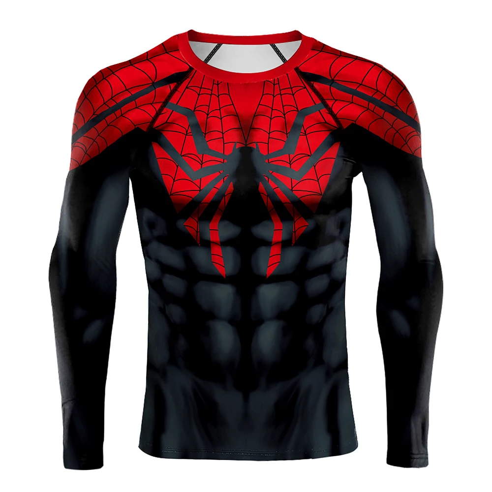 Spider Print T-shirt Heren Com - T Shirt Tight Fit recensie en prijs