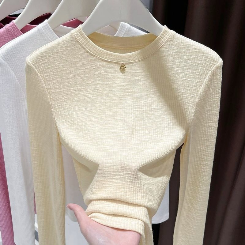 Dames Slub katoenen T-shirt me - Undershirt Crew Neck recensie en prijs