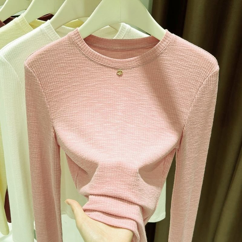 Dames Slub katoenen T-shirt me - Undershirt Crew Neck recensie en prijs