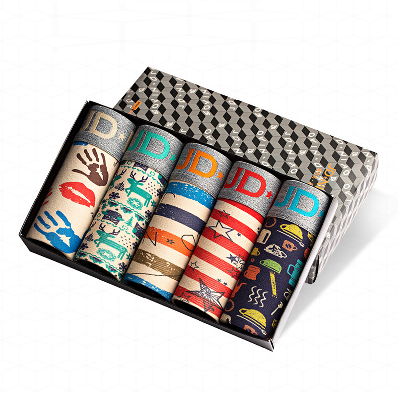 5 stks/partij Mannen Ondergoed - Boxer Brief Pack Cotton recensie en prijs