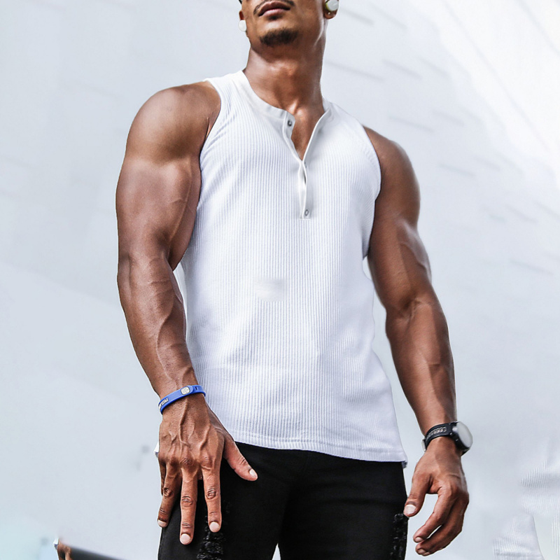 Geribbeld topshirt voor heren, - Undershirt Crew Neck recensie en prijs