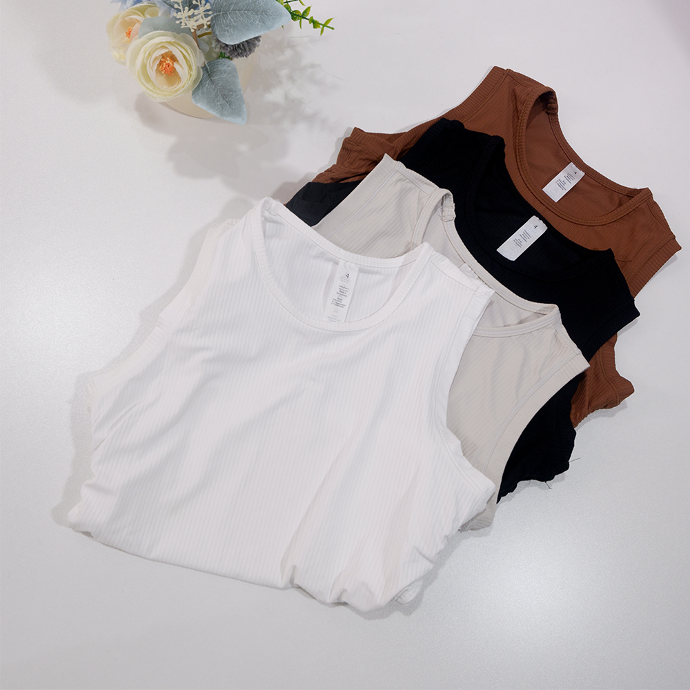 Zomer Yoga Kleding Geribbelde  - Tank Top Ribbed recensie en prijs